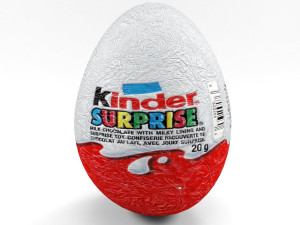 kinder surprise Modelo 3D
