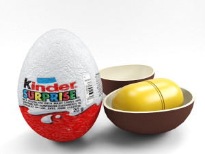 kinder surprise Modelo 3D