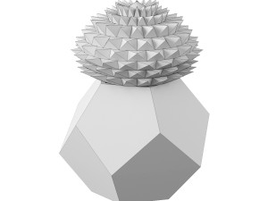 low poly plants set 3D Model