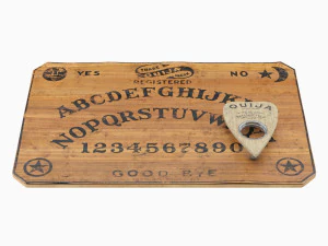 ouija board and planchette 3D Model