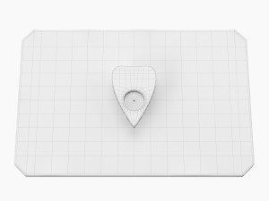 ouija board and planchette 3D Модель