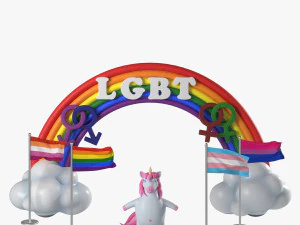 lgbt topluluğu sembolleri 3D Model