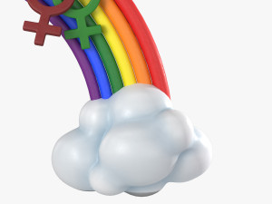 lgbt-community symbols 3D Model