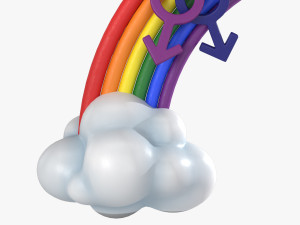 lgbt-community symbols 3D Model