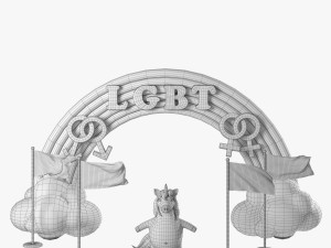 lgbt-community symbols 3D Model