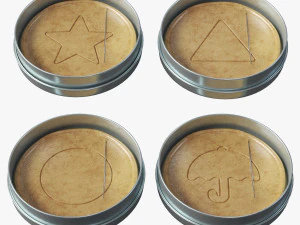 Caramelo Dalgona Juego del Calamar Modelo 3D