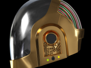 Daft Punk Helmets 3D Model