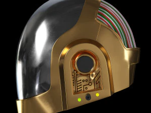 Daft Punk Helmets 3D Model