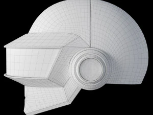 Daft Punk Helmets 3D Model