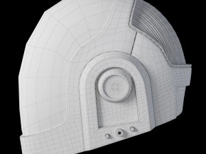 Daft Punk Helmets 3D Model