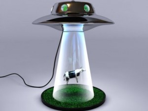 alien abduction lamp 3D Model