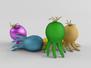 toy octopus Modèle 3D