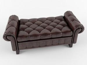banquette 3D मॉडल