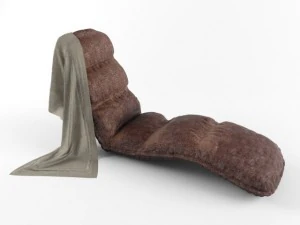 adjustable lounge chair 3D Model