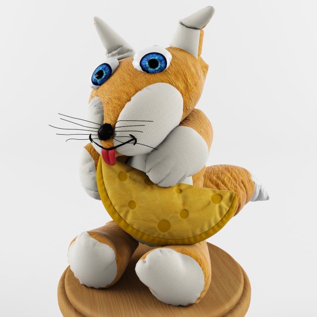 toy fox alice 3D Model .c4d .max .obj .3ds .fbx .stl .blend 