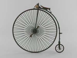 penny farthing bicycle 3D Model