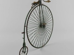 penny farthing bicycle 3D Model