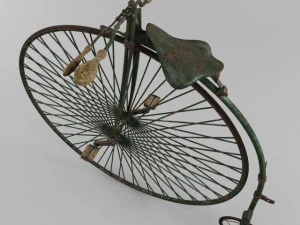 penny farthing bicycle 3D Model