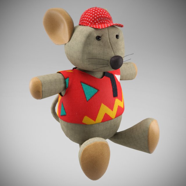 toy mouse Model 3D .c4d .max .obj .3ds .fbx .stl .blend 