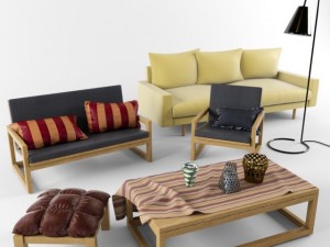 mebel set 3D Model