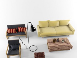 mebel set 3D Модель