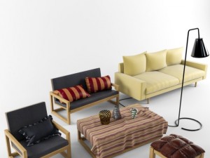 mebel set 3D Модель