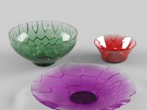 broken vases Modèle 3D