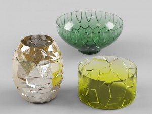 broken vases Modèle 3D
