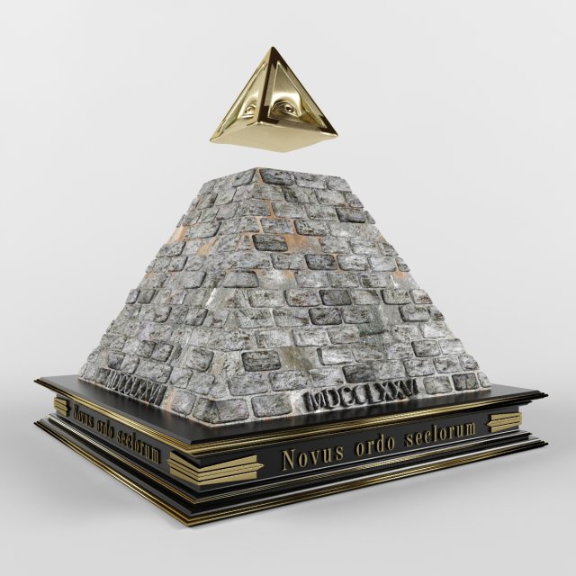 illuminati pyramid Modello 3D .c4d .max .obj .3ds .fbx .stl .blend 