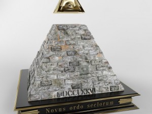 illuminati pyramid Modello 3D
