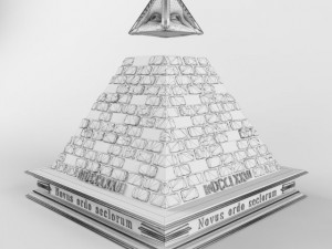 illuminati pyramid Modello 3D