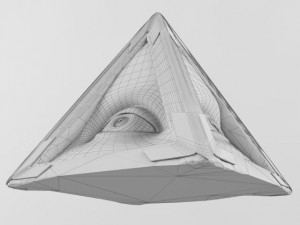 illuminati pyramid Modello 3D