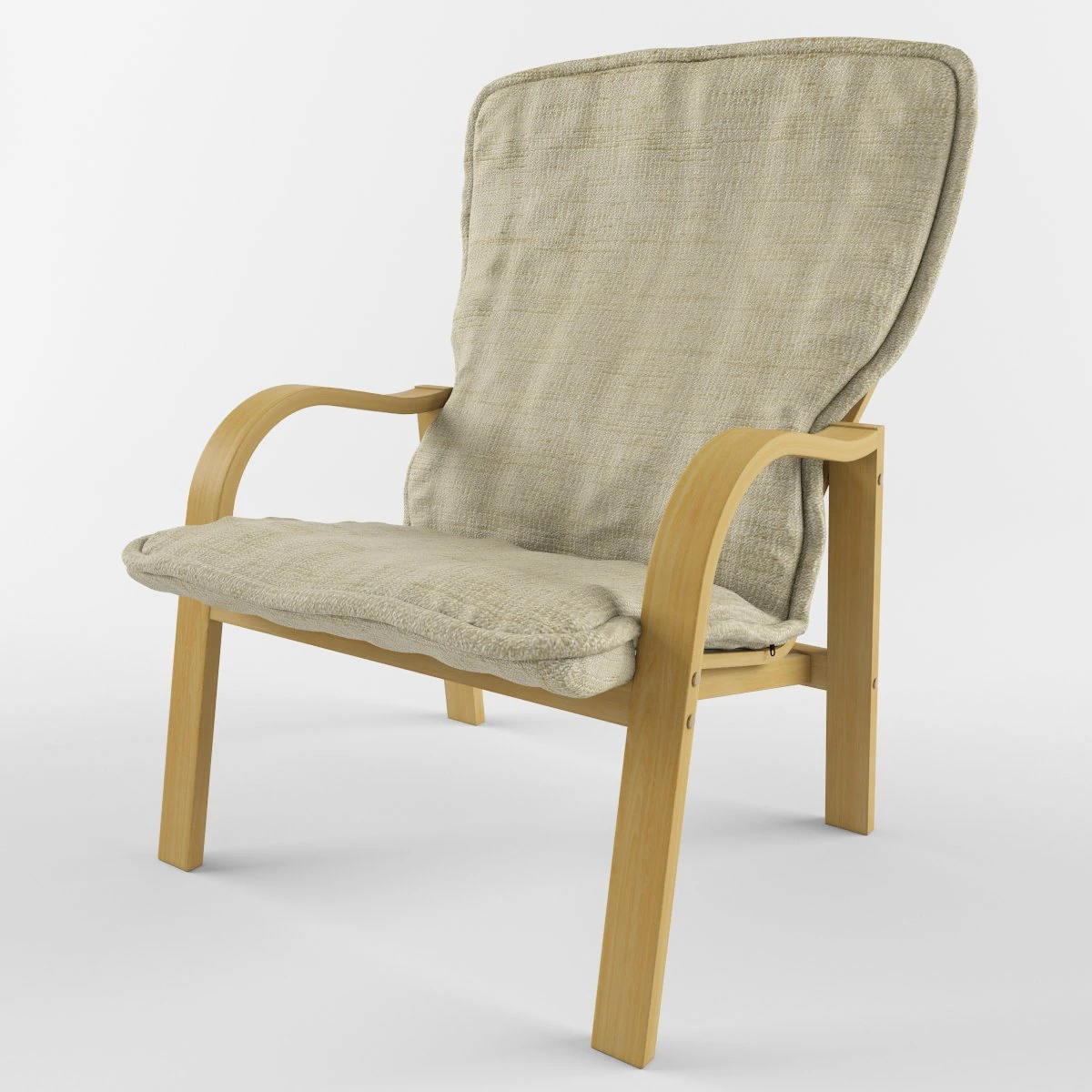 chair lotos 3D Model .c4d .max .obj .3ds .fbx .stl .blend