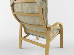 chair lotos Modelo 3D