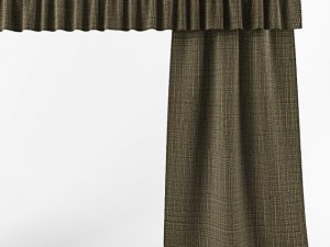 simple curtains 3D 모델