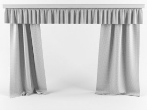 simple curtains 3D 모델