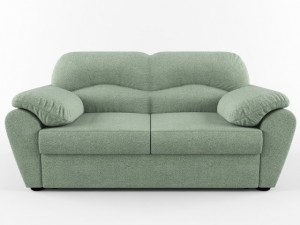 sofa with soft arms 3D 모델