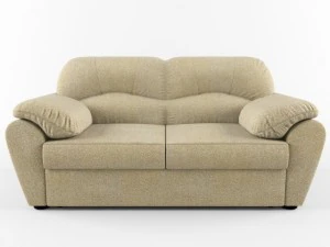 sofa with soft arms 3D Model
