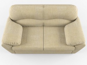 sofa with soft arms 3D 모델