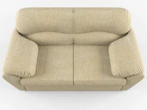 sofa with soft arms 3D Model