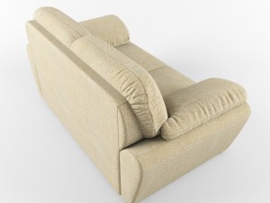 sofa with soft arms 3D 모델
