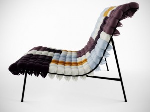 mosaiik lounge chair Modelo 3D
