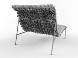 mosaiik lounge chair Modelo 3D