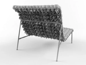 mosaiik lounge chair 3D Model