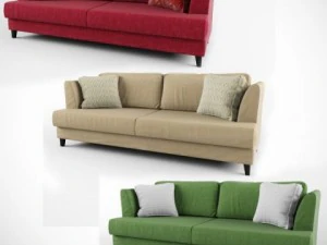 sofa and pillows 3D Model
