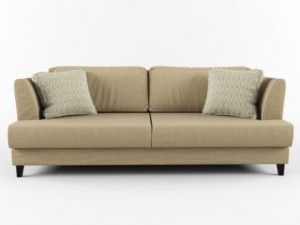 sofa and pillows Modello 3D
