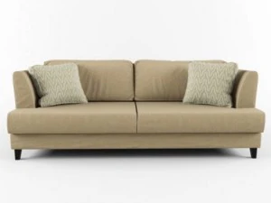 sofa and pillows 3D Model