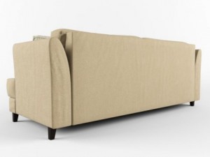 sofa and pillows Modello 3D