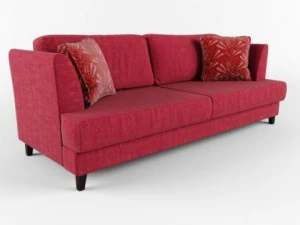 sofa and pillows 3D Model