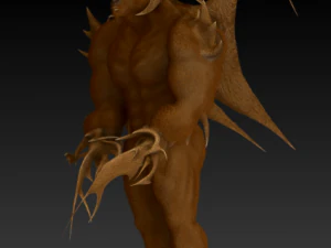 d&eacute;monitaure Modèle 3D